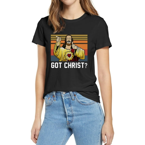 Jesus Buddy Christ Funny Comedy Movie Men/'s T-Shirt Cotton Black Tee Got Christ